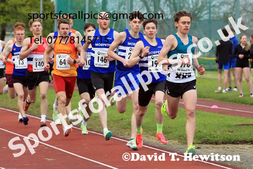 1500 metres, 2023 NE Grand Prix 1, Monkton. Photo: David T. Hewitson/Sports for All Pics